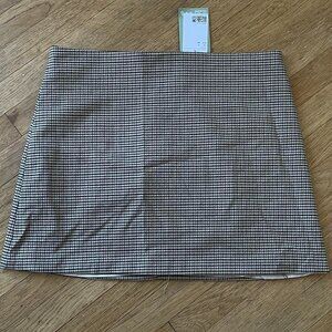 Mini Skirt  Houndstooth woven - NWT